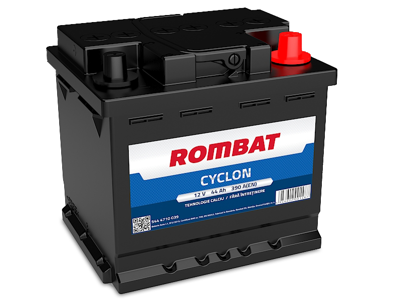 ROMBAT 12V 44AH Akkumulátor 390A J+ CYCLON